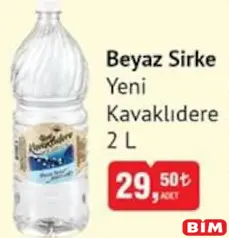 YENİ KAVAKLIDERE BEYAZ SİRKE 2 L YENİ KAVAKLIDERE BEYAZ SİRKE 2 L